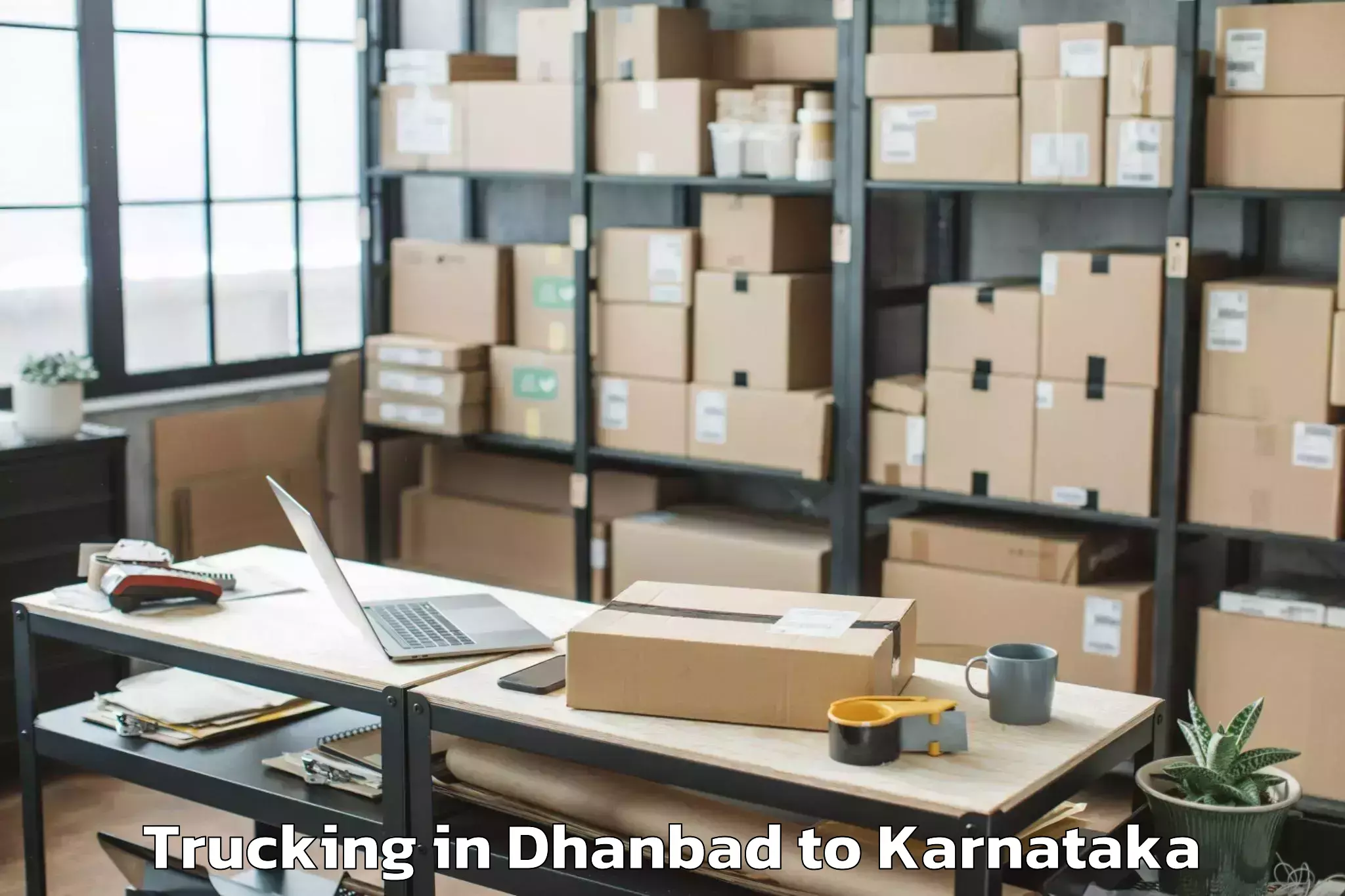 Leading Dhanbad to Chikkamagaluru Trucking Provider